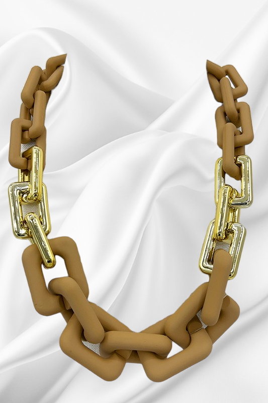 COLOR LINK CHAIN NECKLACE