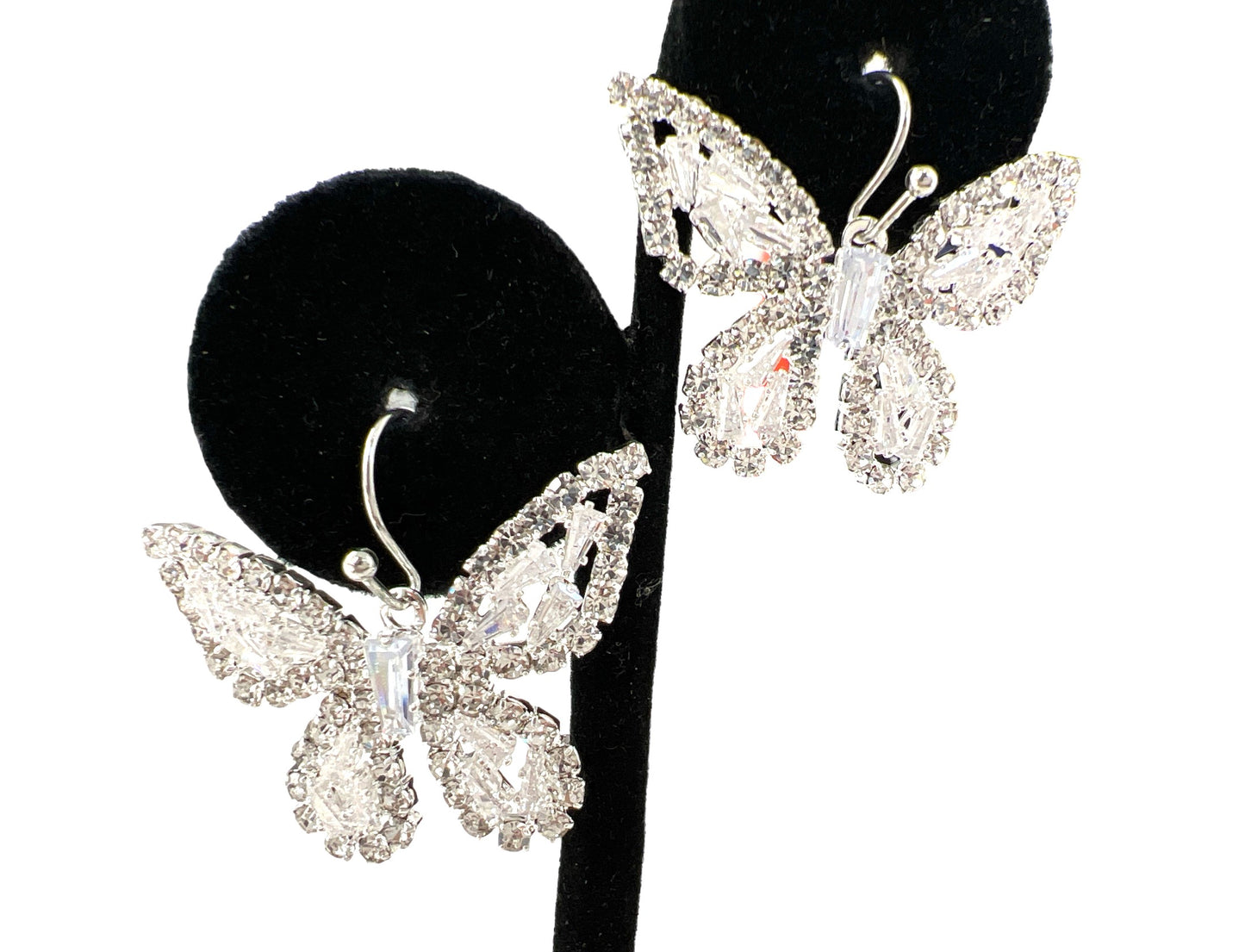 CRYSTAL GEM BUTTERFLY EARRING