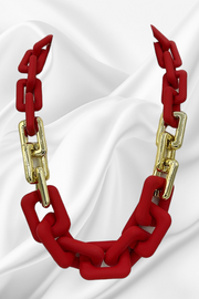 COLOR LINK CHAIN NECKLACE