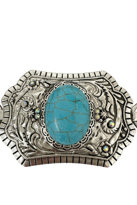 Western TQ Rectangle Concho Fashion Belt